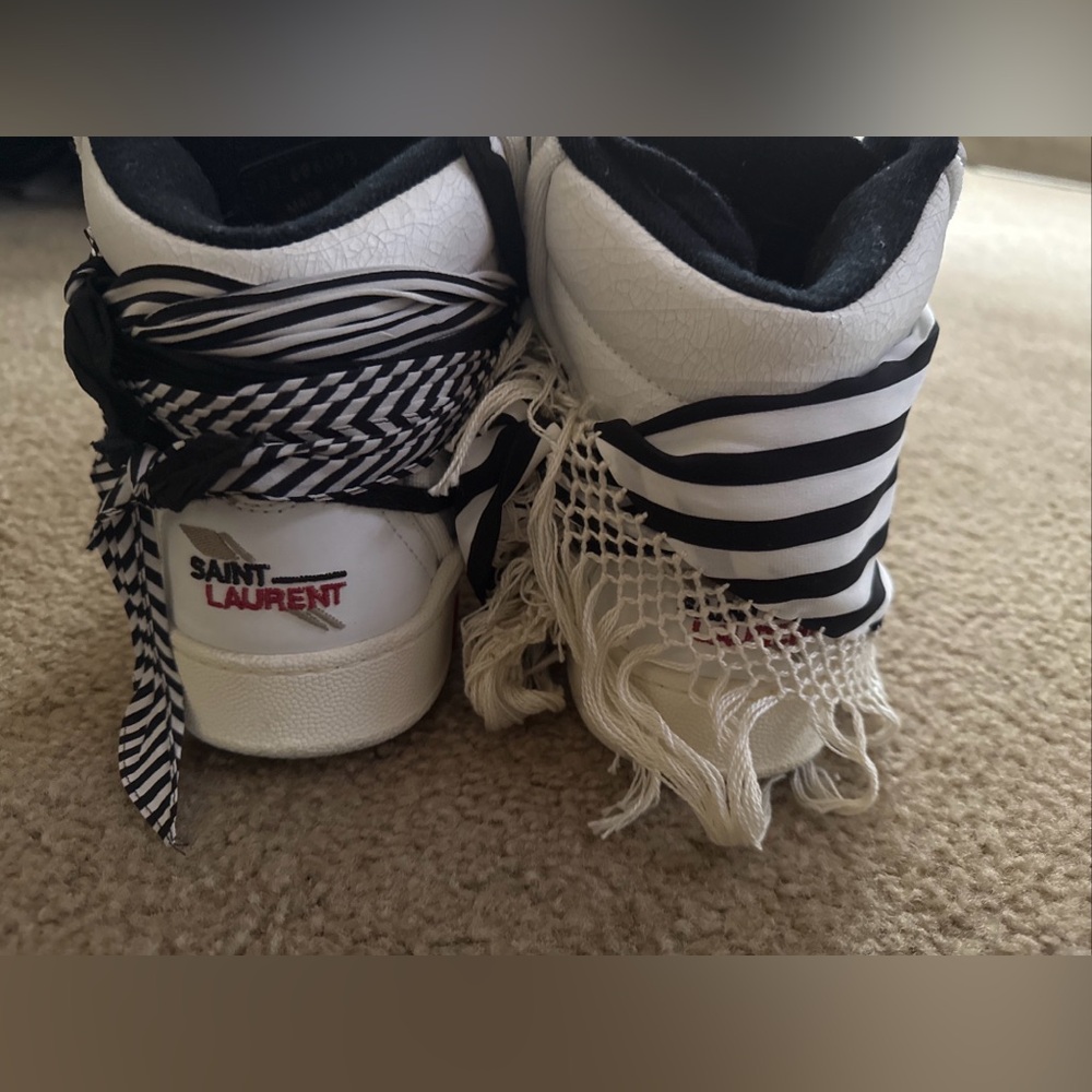 Saint Laurent cure Fringe sneakers men’s 38 - Picture 7 of 11